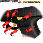 AGGRESSIVE ARMS GOLD RAZZOR SHINY FINISH Trigger + LOWER PARTS KIT DIMPLE PINS - EXTENDED SLIDE LOCK - EXTENDED SLIDE STOP - EXTENDED MAGAZINE CATCH Includes Trigger Bar - for GLOCK GEN 3 - 17 19 - P80 PF940C PF940V2 - Image 9