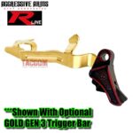 AGGRESSIVE ARMS R-LINE for GLOCK GEN 1 2 3 4 5 "BILLET ALUMINUM" TRIGGER BATTLEWORN RED - Image 9