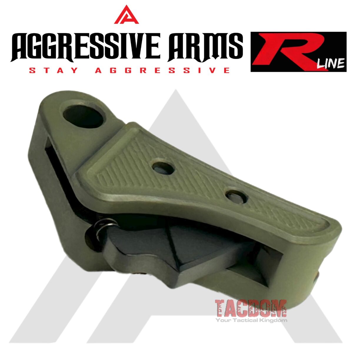 STEEL CITY ARSENAL GLOCK GEN 5  - 43X - 48 ENHANCED OD GREEN MAGWELL – AGGRESSIVE ARMS RLINE RACE TRIGGER +  BAR - Image 9