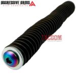 AGGRESSIVE GUIDE ROD Assembly for GLOCK 17 Gen 3 -17LB Spring - RAINBOW CHAMELEON over Stainless Steel - Image 6