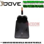 DOVE Mounting Solutions for Glock RMR Slide Sight Adapter with Front & Rear Sights - Image 4
