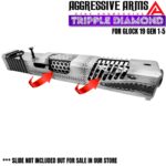 AGGRESSIVE ARMS TRIPPLE DIAMOND Match BLACK STAINLESS STEEL "HYVVE HOODBarrel for GLOCK 19 GEN 1-5 - 9mm - Image 4