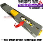 AGGRESSIVE ARMS TRIPPLE DIAMOND Match GOLD STAINLESS STEEL Barrel for GLOCK 19 GEN 1-5 - 9mm - Image 4
