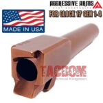 AGGRESSIVE ARMS TARGET CROWN Barrel for Glock 17 GEN 1 2 3 4 ROSE COPPER 9mm 416R Stainless Steel - Image 5