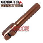 AGGRESSIVE ARMS TARGET CROWN Barrel for Glock 17 GEN 1 2 3 4 ROSE COPPER 9mm 416R Stainless Steel - Image 4