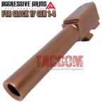 AGGRESSIVE ARMS TARGET CROWN Barrel for Glock 17 GEN 1 2 3 4 ROSE COPPER 9mm 416R Stainless Steel - Image 3
