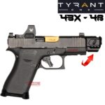 Tyrant Designs LATEST VERSION BLACK T Comp Compensator for Glock Comp 9mm 43 43X 48 - Image 2