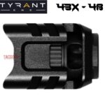 Tyrant Designs LATEST VERSION BLACK T Comp Compensator for Glock Comp 9mm 43 43X 48 - Image 3