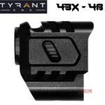 Tyrant Designs LATEST VERSION BLACK T Comp Compensator for Glock Comp 9mm 43 43X 48 - Image 4