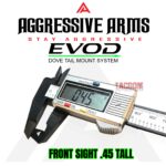 AGGRESSIVE ARMS EVOD DOVE MOUNT SYSTEM for Glock RMSc Slide Sight Adapter with Front FIBER OPTIC SIGHT + INSTALLATION KIT INCLUDED - Image 10