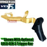 RANGER PROOF / JOHNNY GLOCK COLLABORATION VEX F3 "ALL" v2 STEALTH Black/Black "ADJUSTABLE VERSION" TRIGGER for GLOCK GEN 1 2 3 4 5 - 17 19 19X 20 21 22 23 24 26 27 31 32 33 34 35 37 36 38 39 43 43x 45 48 - Image 6