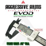 AGGRESSIVE ARMS EVOD DOVE MOUNT SYSTEM for Glock RMSc Slide Sight Adapter with Front NIGHT FISION TRITIUM SIGHT + INSTALLATION KIT INCLUDED - Image 10
