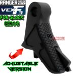 RANGER PROOF / JOHNNY GLOCK COLLABORATION VEX F3 "ALL" v2 STEALTH Black/Black "ADJUSTABLE VERSION" TRIGGER for GLOCK GEN 1 2 3 4 5 - 17 19 19X 20 21 22 23 24 26 27 31 32 33 34 35 37 36 38 39 43 43x 45 48 - Image 3
