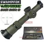 SWAMPFOX 1-6×24 RARE OD GREEN WARHORSE FFP RIFLE SCOPE-GREEN DRAGOON MIL RETICLE