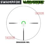 SWAMPFOX 1-6×24 RARE OD GREEN WARHORSE FFP RIFLE SCOPE-GREEN DRAGOON MIL RETICLE - Image 3