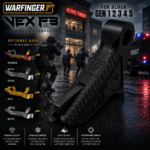 WARFINGER by Ranger Proof / JOHNNY GLOCK COLLABORATION VEX F3 "ALL" v2 STEALTH Black/Black "ADJUSTABLE VERSION" TRIGGER for GLOCK GEN 1 2 3 4 5 - 17 19 19X 20 21 22 23 24 26 27 31 32 33 34 35 37 36 38 39 43 43x 45 48