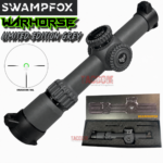 SWAMPFOX 1-6×24 RARE SIG GREY WARHORSE FFP RIFLE 34MM SCOPE - GREEN DRAGOON MIL RETICLE + FREEDOM MOUNT - Image 2