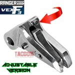 RANGER PROOF / JOHNNY GLOCK COLLABORATION VEX F3 POLISHED ALUMINUM "CHROME LIKE" ADJUSTABLE VERSION TRIGGER for GLOCK GEN 1 2 3 4 5 - 17 19 19X 20 21 22 23 24 26 27 31 32 33 34 35 37 36 38 39 43 43x 45 48 - Image 2