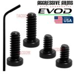 AGGRESSIVE ARMS EVOD SLIM Profile Optic Screws 6-32 X 3/8" & 1/4" FOR RMSC EVOD DOVE TAIL MOUNT - Image 4