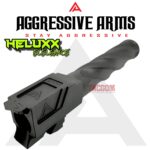 AGGRESSIVE ARMS COMPLETE SOLUTION OD GREEN SLIDE + HELUXX ONYX BARREL + UPPER PARTS INSTALLED For GLOCK 19 GEN 3 - RMR OPTIC CUT - 416R STAINLESS - SCALE GRIP - Image 7