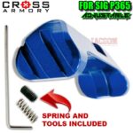 CROSS ARMORY EXTENDED ADJUSTABLE MAGAZINE CATCH SIG P365 w/ SPRING & SET SCREW / TOOL - Black Red Blue Purple Silver Gold & Rainbow - Image 13