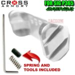 CROSS ARMORY EXTENDED ADJUSTABLE MAGAZINE CATCH SIG P365 w/ SPRING & SET SCREW / TOOL - Black Red Blue Purple Silver Gold & Rainbow - Image 9