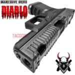 AGGRESSIVE ARMS DIABLO BATTLEWORN GREY PORTED RMR Slide BARREL for GLOCK 19 GEN 3 COMPENSATED VAPOR PORTS - Image 8
