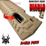 AGGRESSIVE ARMS DIABLO FDE TAN PORTED RMR Slide BARREL for GLOCK 19 GEN 3 COMPENSATED VAPOR PORTS - Image 8