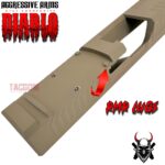 AGGRESSIVE ARMS DIABLO FDE TAN PORTED RMR Slide BARREL for GLOCK 19 GEN 3 COMPENSATED VAPOR PORTS - Image 11