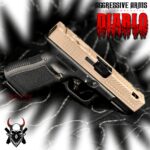 AGGRESSIVE ARMS DIABLO FDE TAN PORTED RMR Slide BARREL for GLOCK 19 GEN 3 COMPENSATED VAPOR PORTS - Image 7