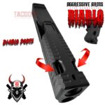 AGGRESSIVE ARMS DIABLO BLACK PORTED RMR Slide BARREL for GLOCK 19 GEN 5 COMPENSATED VAPOR PORTS - Image 5