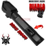 AGGRESSIVE ARMS DIABLO BLACK PORTED RMR Slide BARREL for GLOCK 19 GEN 3 COMPENSATED VAPOR PORTS - Image 5