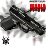 AGGRESSIVE ARMS DIABLO BLACK PORTED RMR Slide BARREL for GLOCK 19 GEN 3 COMPENSATED VAPOR PORTS - Image 6