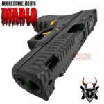 AGGRESSIVE ARMS DIABLO BLACK PORTED RMR Slide BARREL for GLOCK 19 GEN 3 COMPENSATED VAPOR PORTS - Image 8