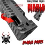 AGGRESSIVE ARMS DIABLO BATTLEWORN GREY PORTED RMR Slide BARREL for GLOCK 19 GEN 3 COMPENSATED VAPOR PORTS - Image 9