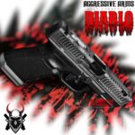 AGGRESSIVE ARMS DIABLO BATTLEWORN GREY PORTED RMR Slide BARREL for GLOCK 19 GEN 3 COMPENSATED VAPOR PORTS - Image 2