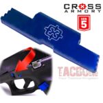 Cross Armory BLUE UPGRADE Performance Kit for GLOCK Gen 5 Extended Slide Lock Magazine Catch and Pins - Image 5