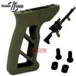 TIMBER CREEK VERTICAL ALUMINUM FORWARD GRIP in TIMBER OD GREEN M-LOK AR