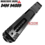 AGGRESSIVE ARMS DARK RAIDER RMR SLIDE & BLACK PORTED Barrel For GLOCK 19 GEN 3 - REDUCES RECOIL RISE WITH STYLE - Image 2