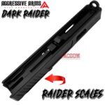 AGGRESSIVE ARMS DARK RAIDER RMR SLIDE & BLACK PORTED Barrel For GLOCK 19 GEN 3 - REDUCES RECOIL RISE WITH STYLE - Image 6