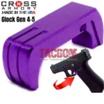 Cross Armory for GLOCK Gen 4 - 5 Extended magazine release PURPLE 17 19 22 23 26 27 31 32 33 34 35 37 38 39