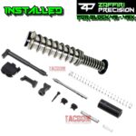 ZAFFIRI BLACK COMPLETE IBS PORTED SLIDE WITH IBS BARREL - GLOCK OEM WHITE DOT SIGHTS - UPK INSTALLED - RMSC COVER PLATE FOR GLOCK 43 / 43X - Image 3