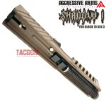 AGGRESSIVE ARMS FDE TAN SHADOW 1 PORTED SLIDE AND OCTA-PORT BARREL COMPLETE WITH PARTS INSTALLED FOR GLOCK 19 GEN 3 (Copy) - Image 8