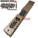 AGGRESSIVE ARMS FDE TAN SHADOW 1 PORTED SLIDE AND OCTA-PORT BARREL COMPLETE WITH PARTS INSTALLED FOR GLOCK 19 GEN 3 (Copy) - Image 5