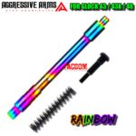 AGGRESSIVE ARMS RAINBOW PVD STRIKER - COMPLETE DEPRESSOR ROD - EXTRACTOR - SLIDE PLATE for GLOCK 43 43X 48 - Image 3