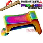 AGGRESSIVE ARMS RAINBOW PVD STRIKER - COMPLETE DEPRESSOR ROD - EXTRACTOR - SLIDE PLATE for GLOCK 43 43X 48 - Image 5