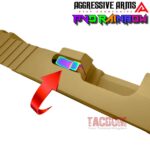AGGRESSIVE ARMS RAINBOW PVD STRIKER - COMPLETE DEPRESSOR ROD - EXTRACTOR - SLIDE PLATE for GLOCK 43 43X 48 - Image 9
