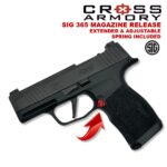 CROSS ARMORY EXTENDED ADJUSTABLE MAGAZINE CATCH SIG P365 w/ SPRING & SET SCREW / TOOL - Black Red Blue Purple Silver Gold & Rainbow - Image 6