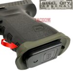 STEEL CITY ARSENAL GLOCK 19 / 23 ENHANCED OD GREEN BILLET ALUMINUM MAGWELL – FITS COMPACT GEN 3 OEM FACTORY FRAMES - Image 3