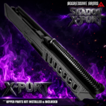 AGGRESSIVE ARMS BLACK SHADOW X-PORT PORTED SLIDE AND 10 PORT BARREL COMPLETE WITH PARTS INSTALLED FOR GLOCK 21 GEN 3 - .45ACP - Image 7